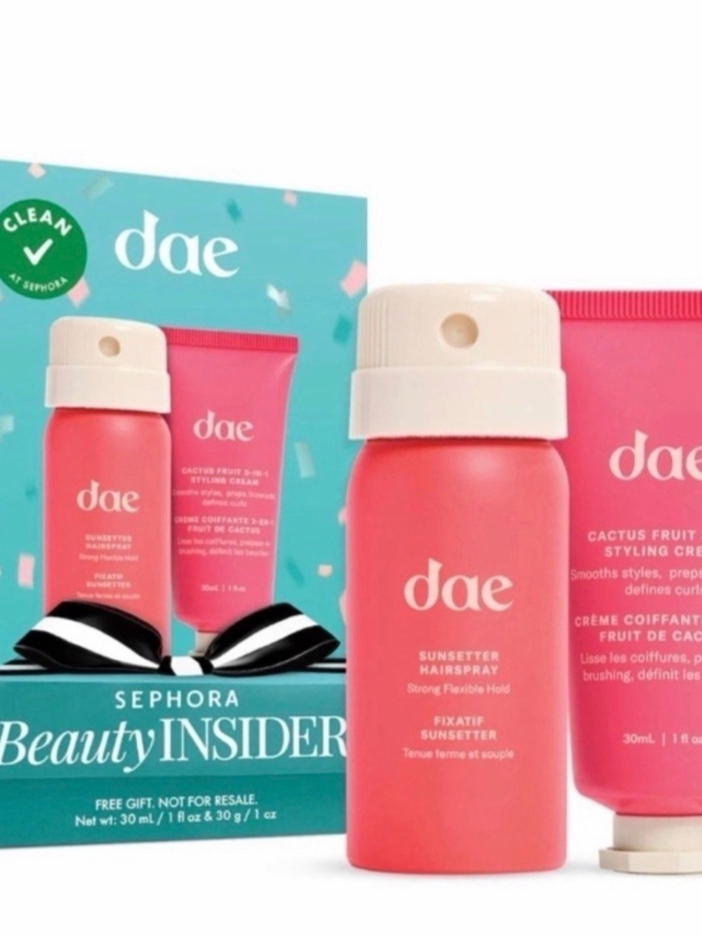 Dae Sunsetter Hairpray & Cactus  Fruit Styling Cream Sephora Beauty Insider NIB